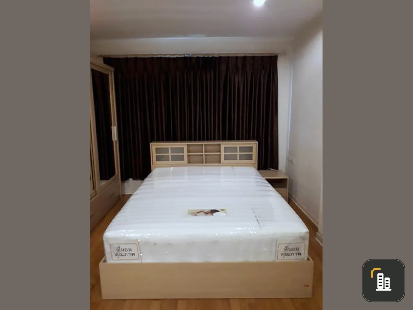 For sale, Lumpini Place Ratchada-Tha Phra, Building A, 9th floor, beautiful room, fully furnished, buy it. Guarantee that it's worth it.