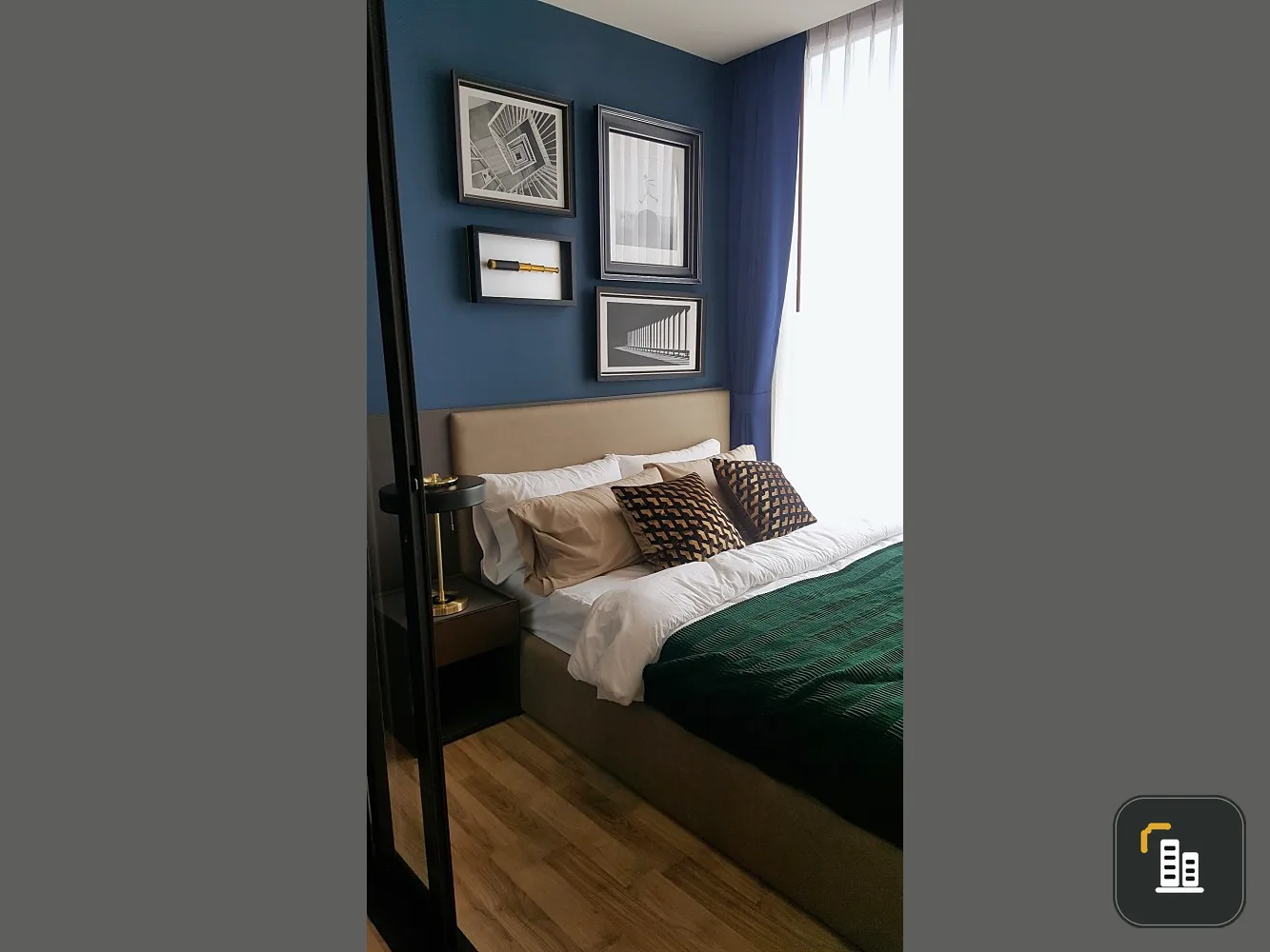 Condo for rent The line Chatuchak-Mochit Nice decorated room, good price, plus high floor, great view like this, you need to reserve.