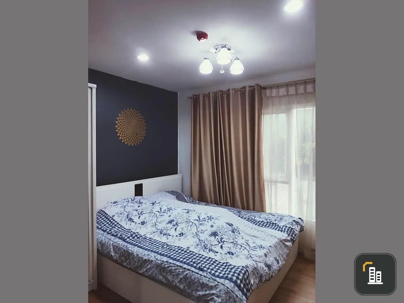 For rent, Regent Home 25 Tiwanon, nice room, affordable price, everything is finished here. Let me tell you that you shouldn't miss it in every respec