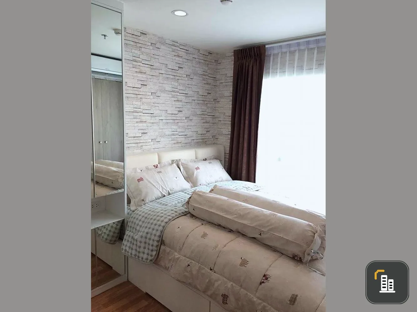 For Sale Lumpini Nawamin Sriburapha Beautiful room high floor with built-in furniture, don't miss it