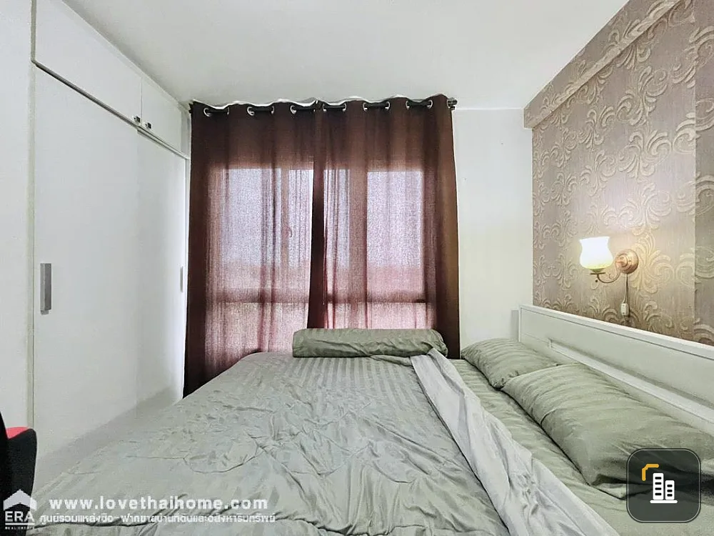 Urgent. Sale Condo Den Vibhavadi, 1 bedroom, 1 bathroom, complete electrical appliances. Carry your bag and move in.