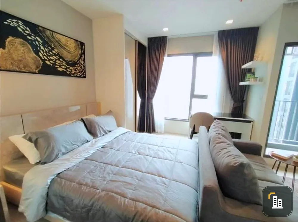 First come first served, Condo for rent, Condo Life Asoke-Rama 9, beautiful room, nice view, don't miss it, book now.