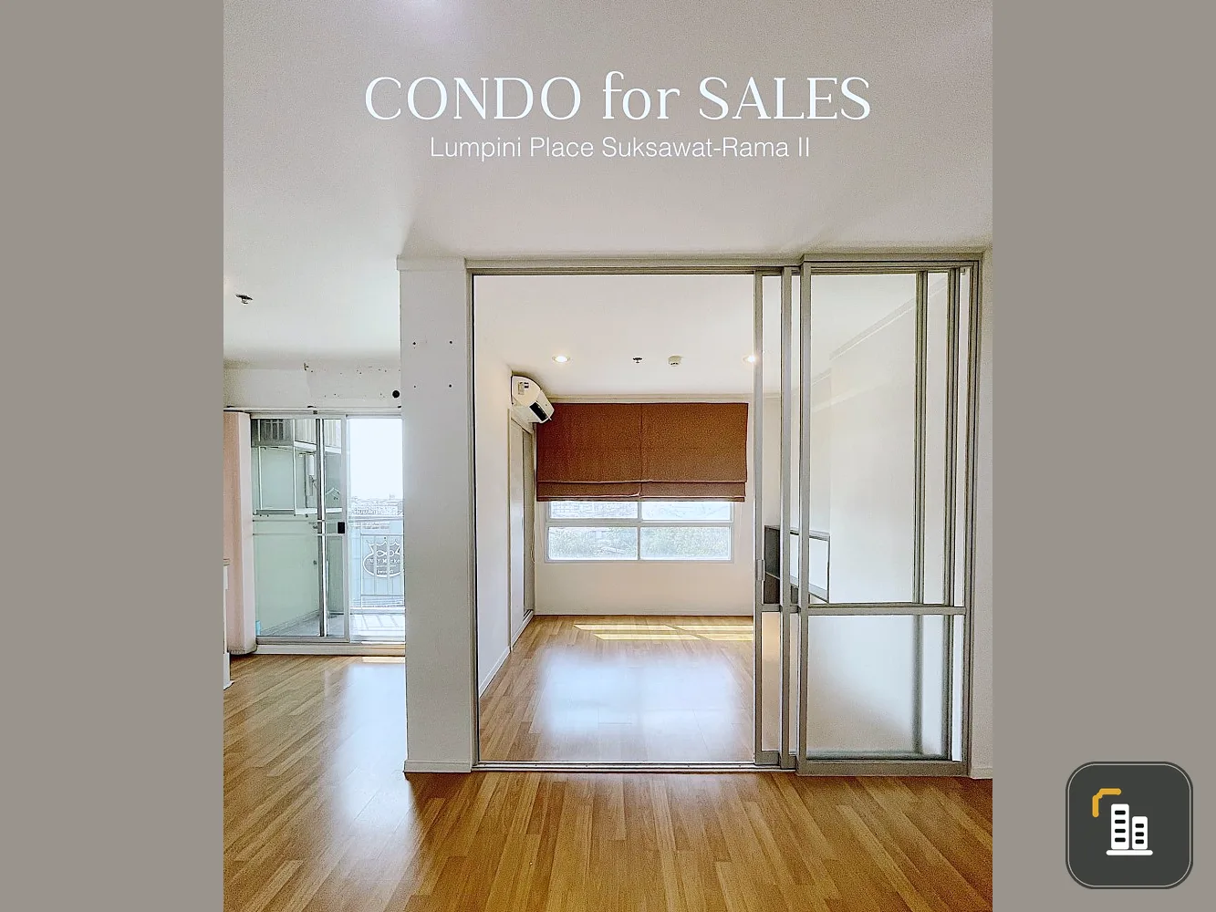 Condo for sale, Lumpini Place Suksawat - Rama 2, 6th floor, south, good location, ready to move in, good price, don't wait!