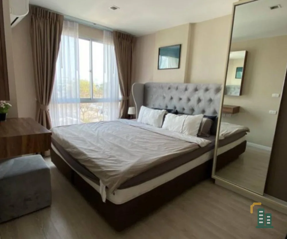 Condo for rent, Metro Luxe Rama 4, ready to move in, 2 bedrooms, 2 bathrooms, good location, near Bangkok University, book now!