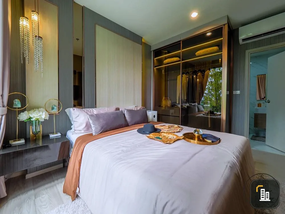 Condo for sale, Ideo Mobi Sukhumvit, East Point, corner room, Building A, 7th floor, good price, ready to move in, don't miss it!