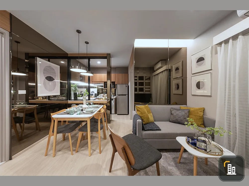 Sale down payment, Condo New Noble Center Bangna, 2 bedrooms, corner room, private, good location, book now!!