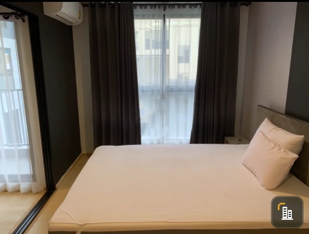 Urgent sale!! Condo Rise Rama 9, 7th floor, Building C, beautiful room, fully furnished, don't miss it!!
