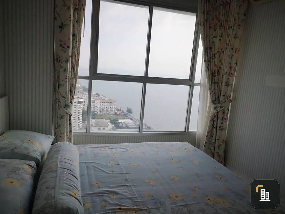 Condo for rent, Lumpini Park Beach, Jomtien, high floor, sea view, fully furnished, ready to move in, hurry up