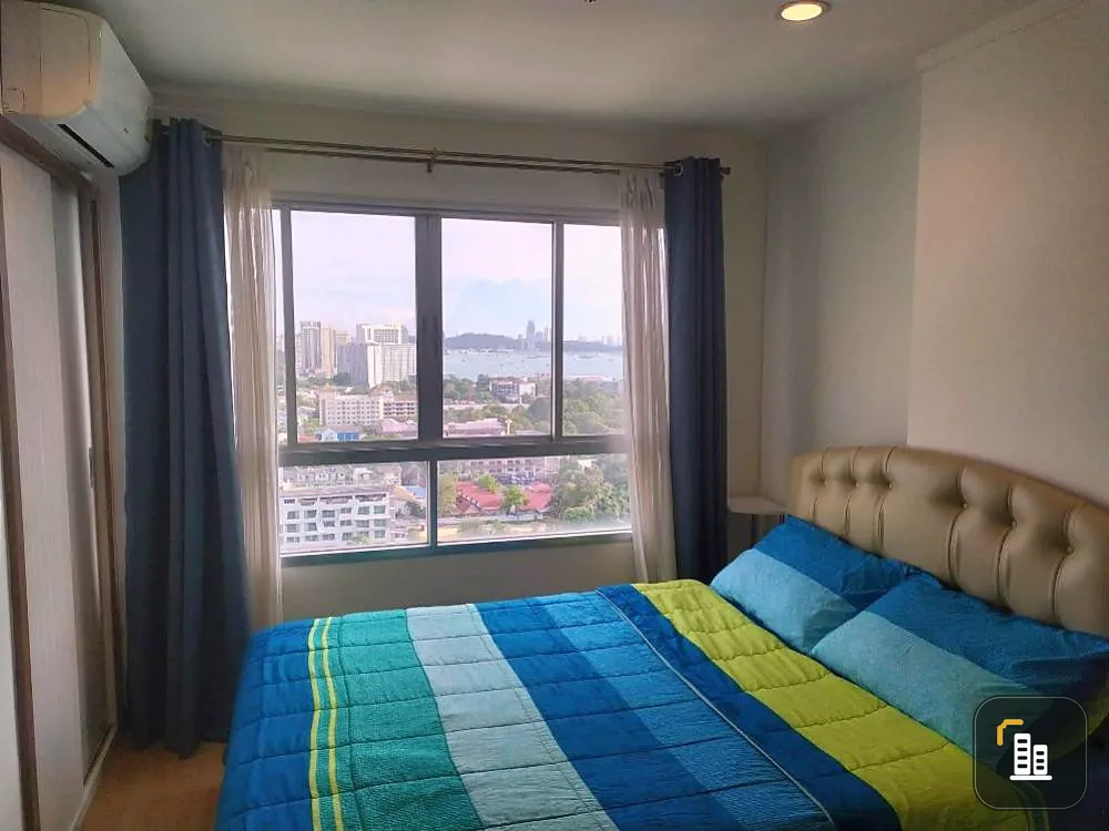 Condo for sale, Lumpini Ville, Naklua-Wong Amat, high floor, sea view, fully furnished, ready to move in, hurry up