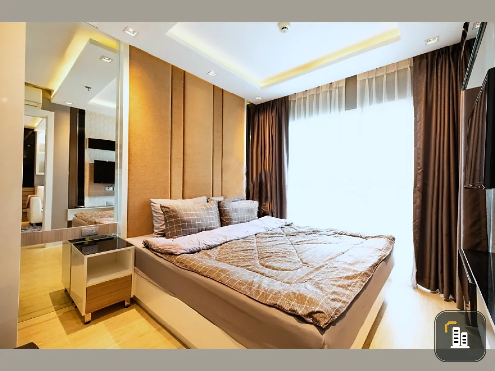 Condo for rent, La Santier, Pattaya, beautiful room, very nice, fully furnished, you can move in, hurry up