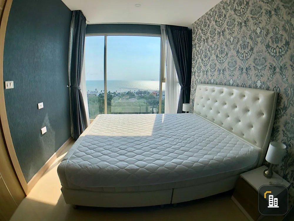 Condo for sale, The Riviera, Jomtien, Pattaya, sea view, ready to move in, fully furnished, don't wait, hurry up.