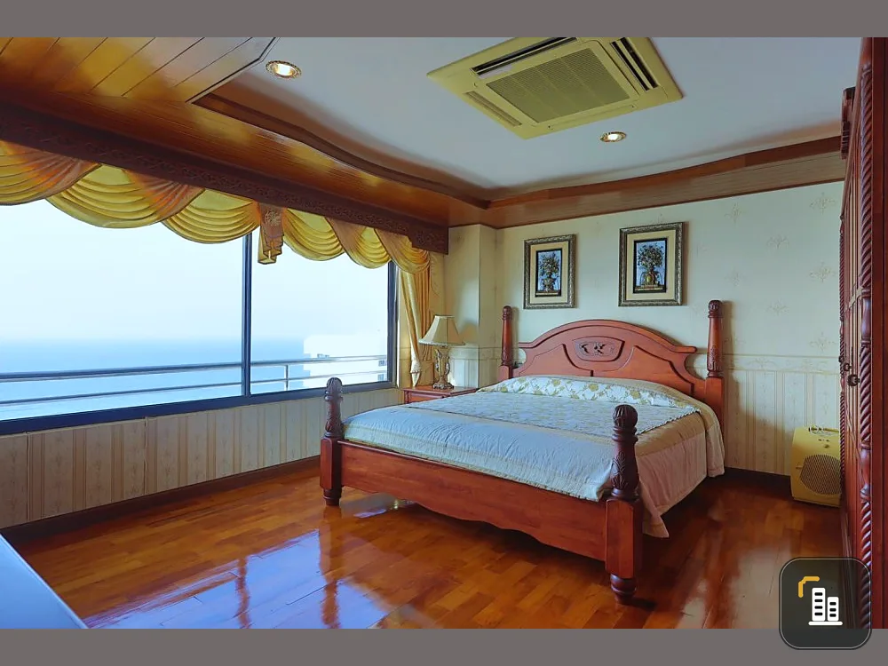 Condo for rent, Royal Cliff Garden, sea view, beautiful room, very nice, fully furnished, complete electrical appliances, do not miss