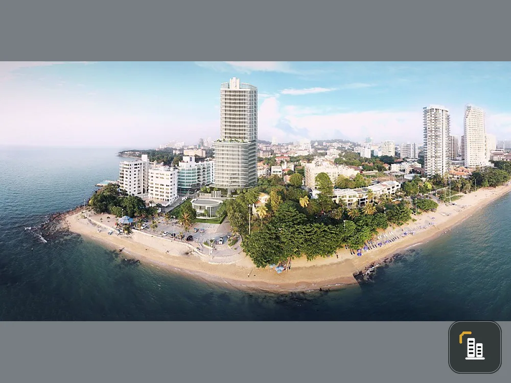 Condo for sale, Sand Condominium, Pattaya, west, pool view, sea view, fully furnished, built-in kitchen, urgently!!