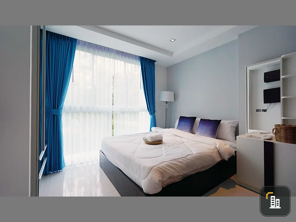 Sale Serenity Wongamat, sea view, very new room, beautiful decoration, ready to move in, fully furnished, don't wait, hurry up