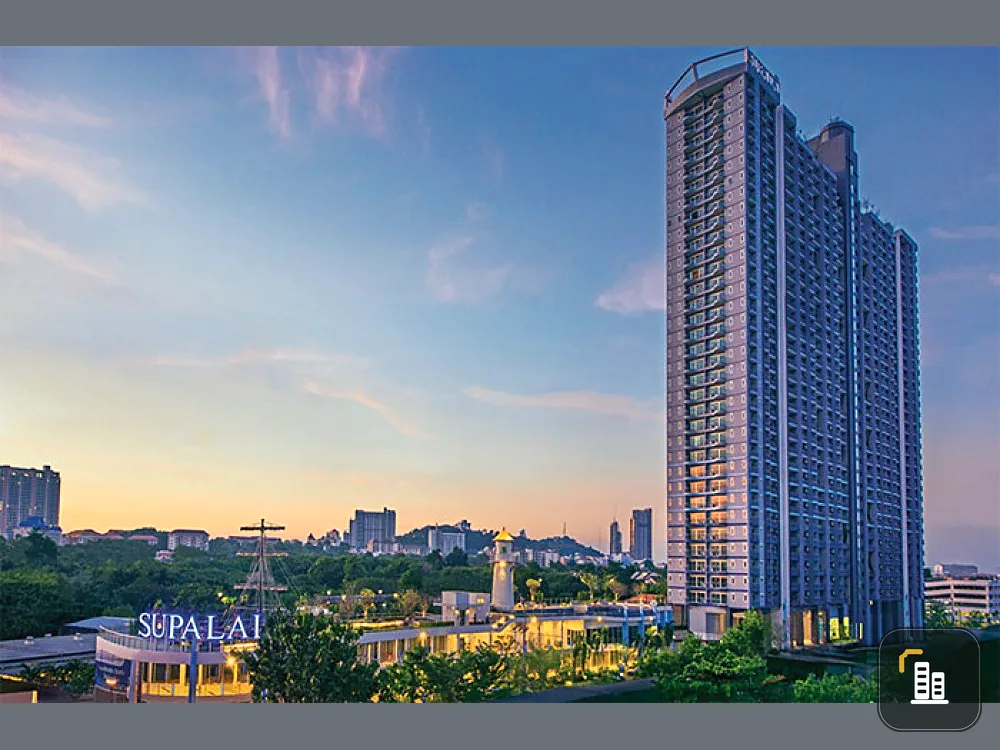 For rent Supalai Maray Pattaya, fully furnished, electrical appliances You can come in Can't wait any longer!!