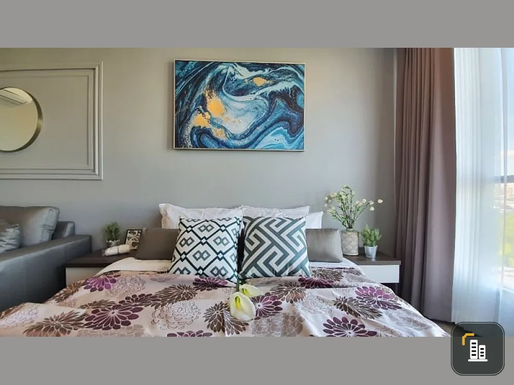 For rent!! Condo Knightsbridge Collage Sukhumvit 107, fully furnished, good view, ready to move in immediately, book now!!