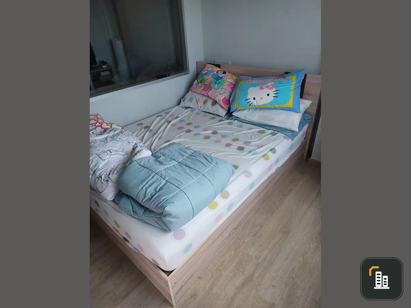 Urgent for sale, Condo Rich Park @ Chao Phraya, built-in kitchen, fully furnished. Ready to carry your bag in.