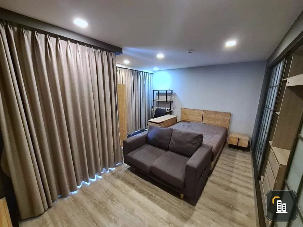 For sale, for rent!! Condo Maestro Ratchada 19, 6th floor, Building C, beautiful room, fully furnished, ready to move in, don't miss out!!