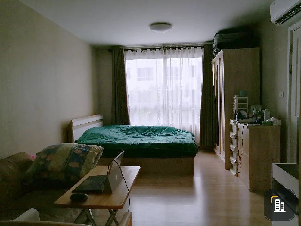 Sale Plum Condo Phahon Yothin 89, Building A, size 28 sq.m., separate kitchen. Fully furnished. If interested, reserve now.