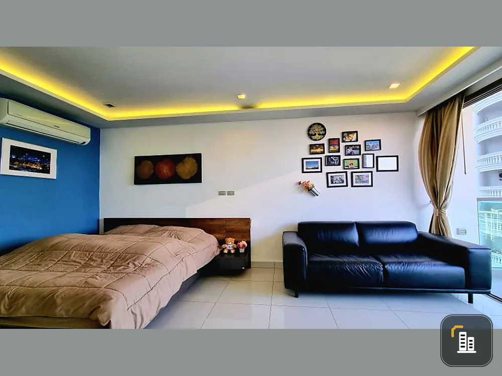 Sell / rent condo, Wong Amat Tower, north, sea view, new room, beautiful room, livable, don't wait.