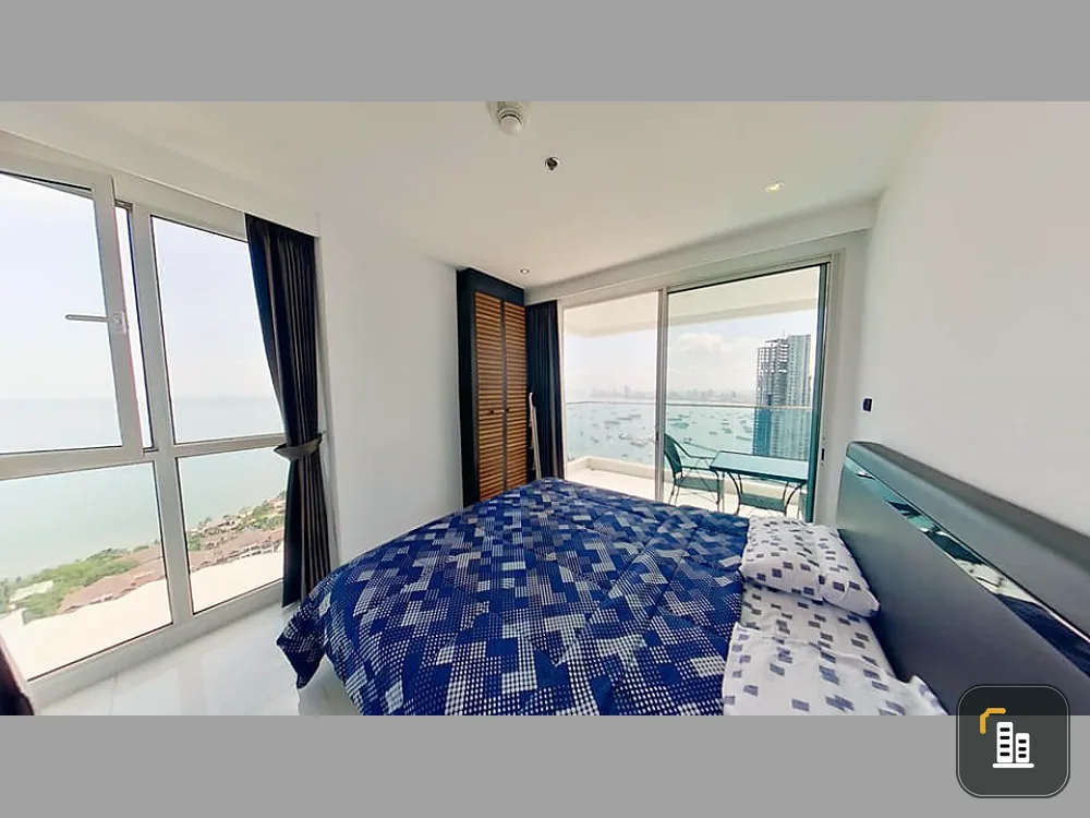 Amari Residences Pattaya for sale, sea view, beautiful view, beautiful room, very nice, fully furnished, hurry up, don't wait.