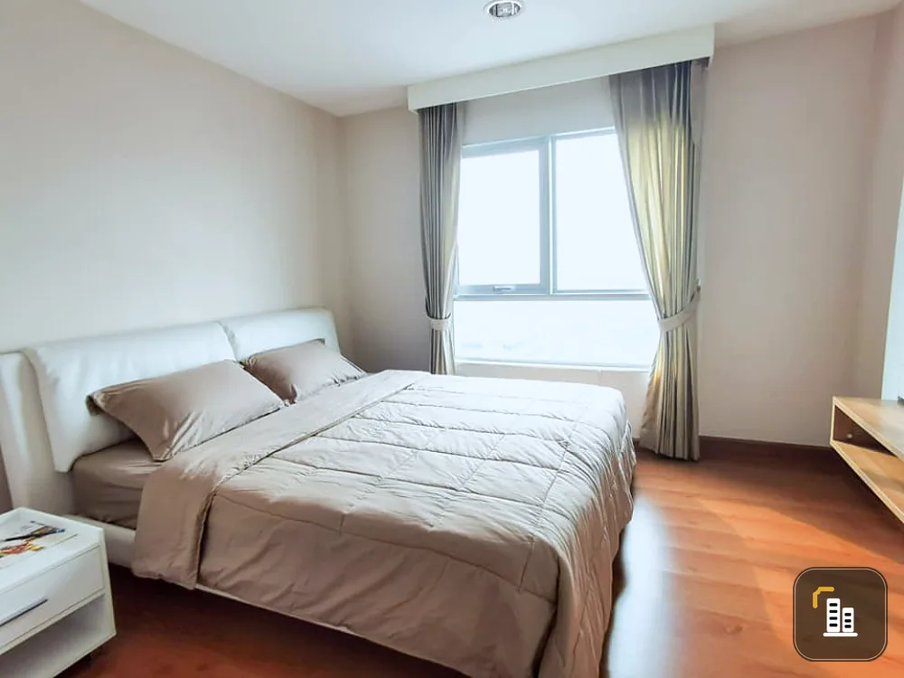 Condo for rent, Belle Grand Rama 9, 3 bedrooms, 2 bathrooms, wide room, city view, beautiful room decoration, can't miss