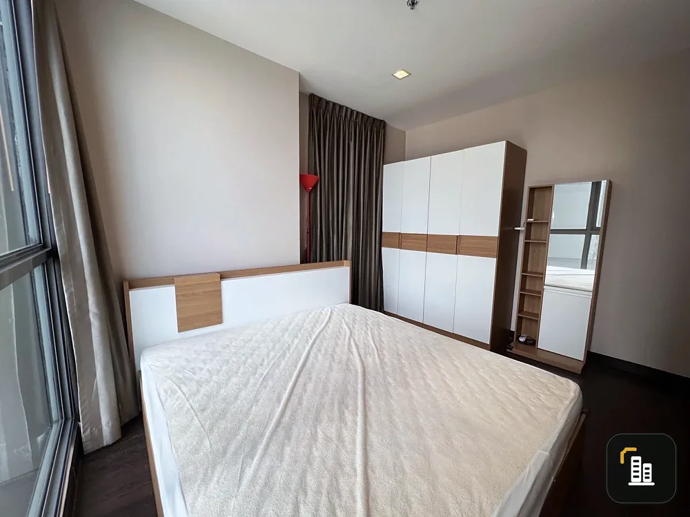 For rent!! Condo Ideo Q Phayathai, 28th floor, fully furnished, convenient transportation, good price, don't miss it!!
