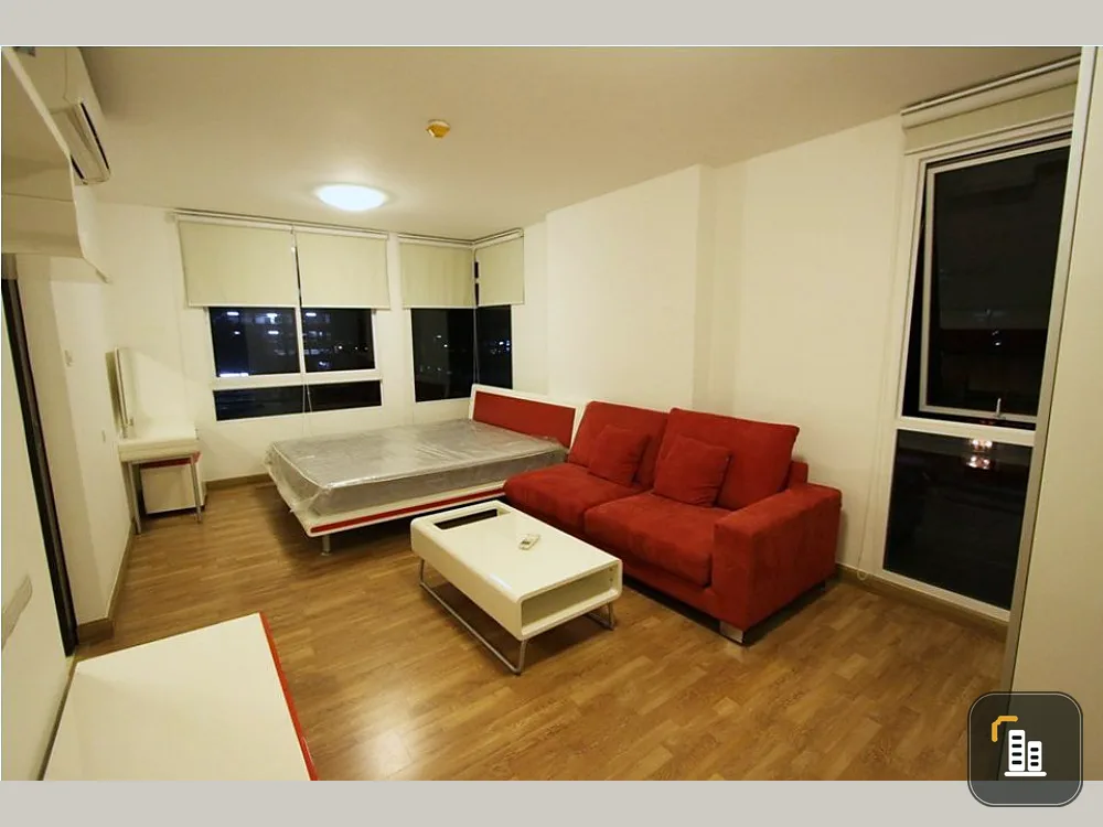 Condo for sale, Ivy Ratchada, studio room, spacious room fully furnished You can just drag your bag in.