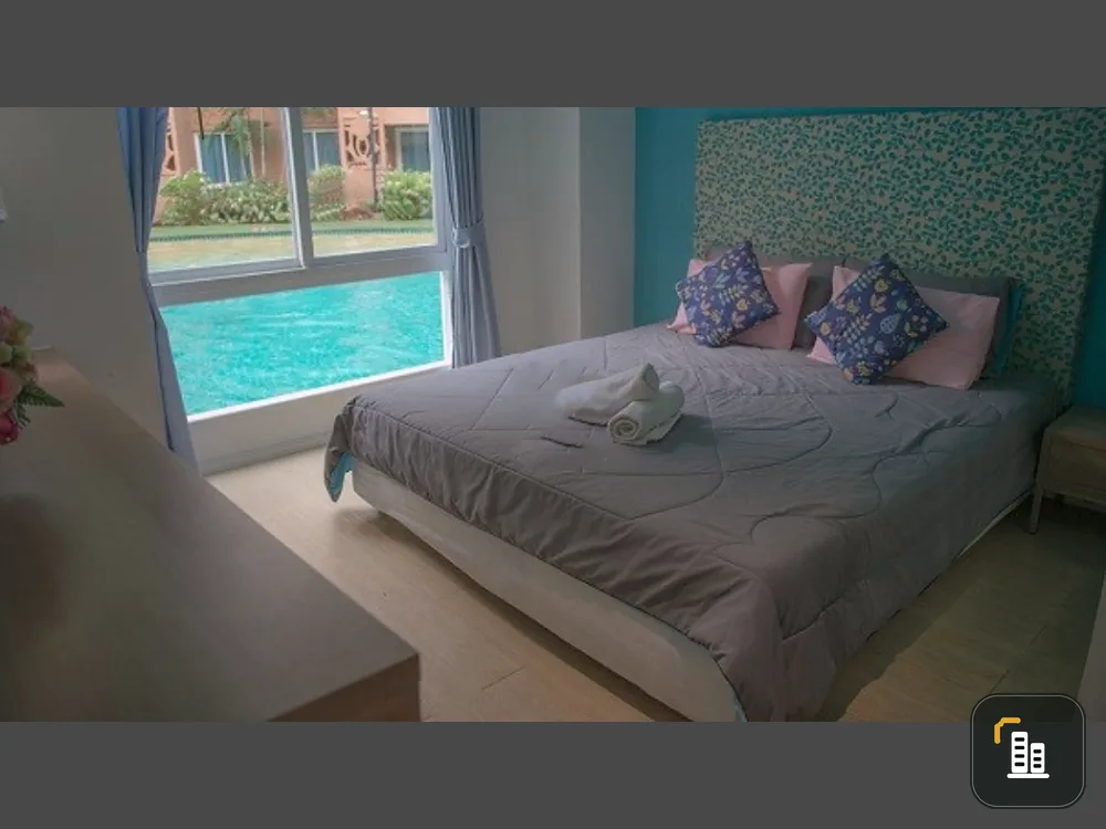 For Sale / Rent Condo Atlantis Condo Resort Pattaya North, next to the pool, able to swim Can't miss it!!