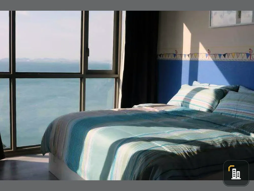 Condo for sale, Baan Plai Haad, Pattaya, newly renovated, beautiful sea view, beautiful balcony, fully furnished, complete electrical appliances