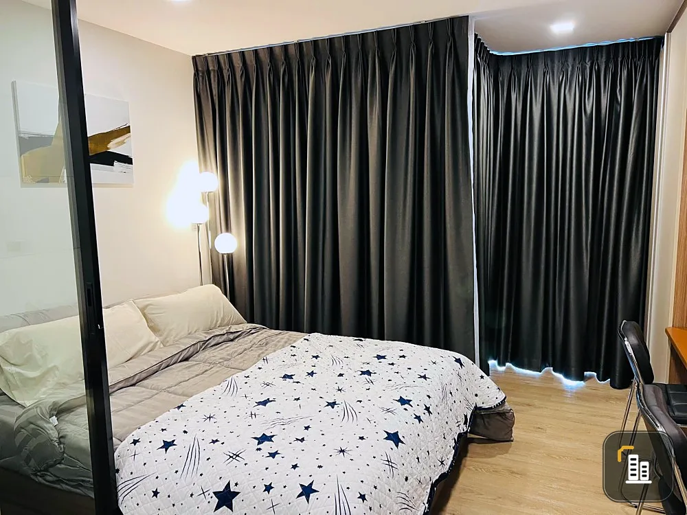 Condo for rent, Cave Town Shift, beautiful room, ready to move in, suitable for students, convenient transportation, hurry to reserve before it's gone!