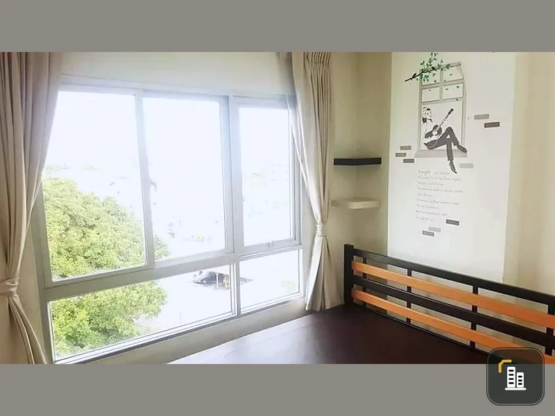 Condo for rent, Den Vibhavadi, 1 bedroom, fully furnished, 7th floor, clear and airy view. Hurry up to reserve now. Urgent. Urgent.