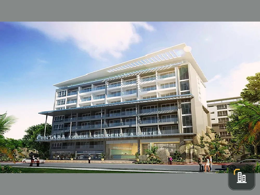 Sell Centara Avenue Residence and Suites Pattaya, empty room decorated in your own style. Built-in kitchen