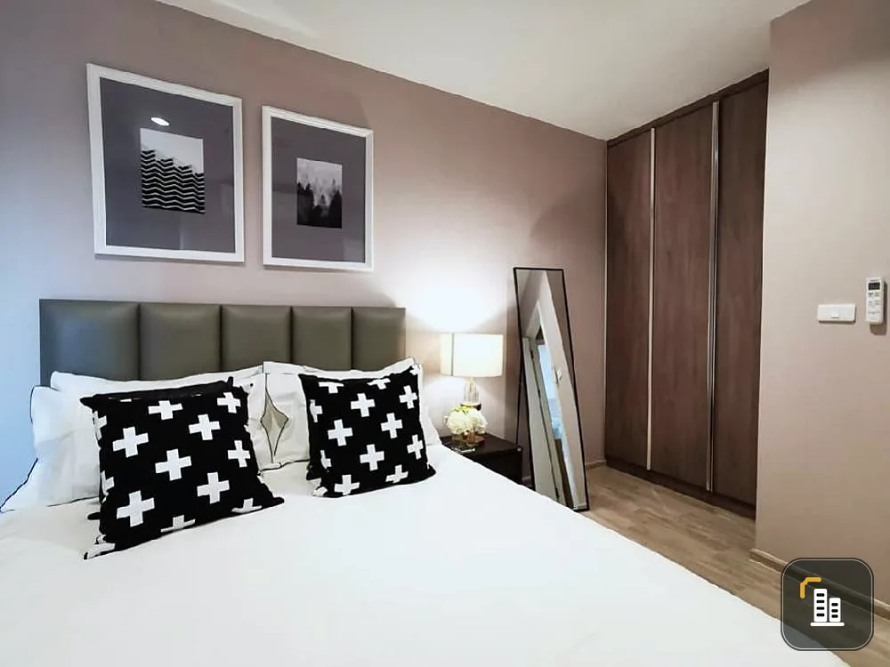 Urgent sale!! Plum Condo Ramkhamhaeng Station, 15th floor, pool view, beautiful decoration, ready to move in, don't miss it!!