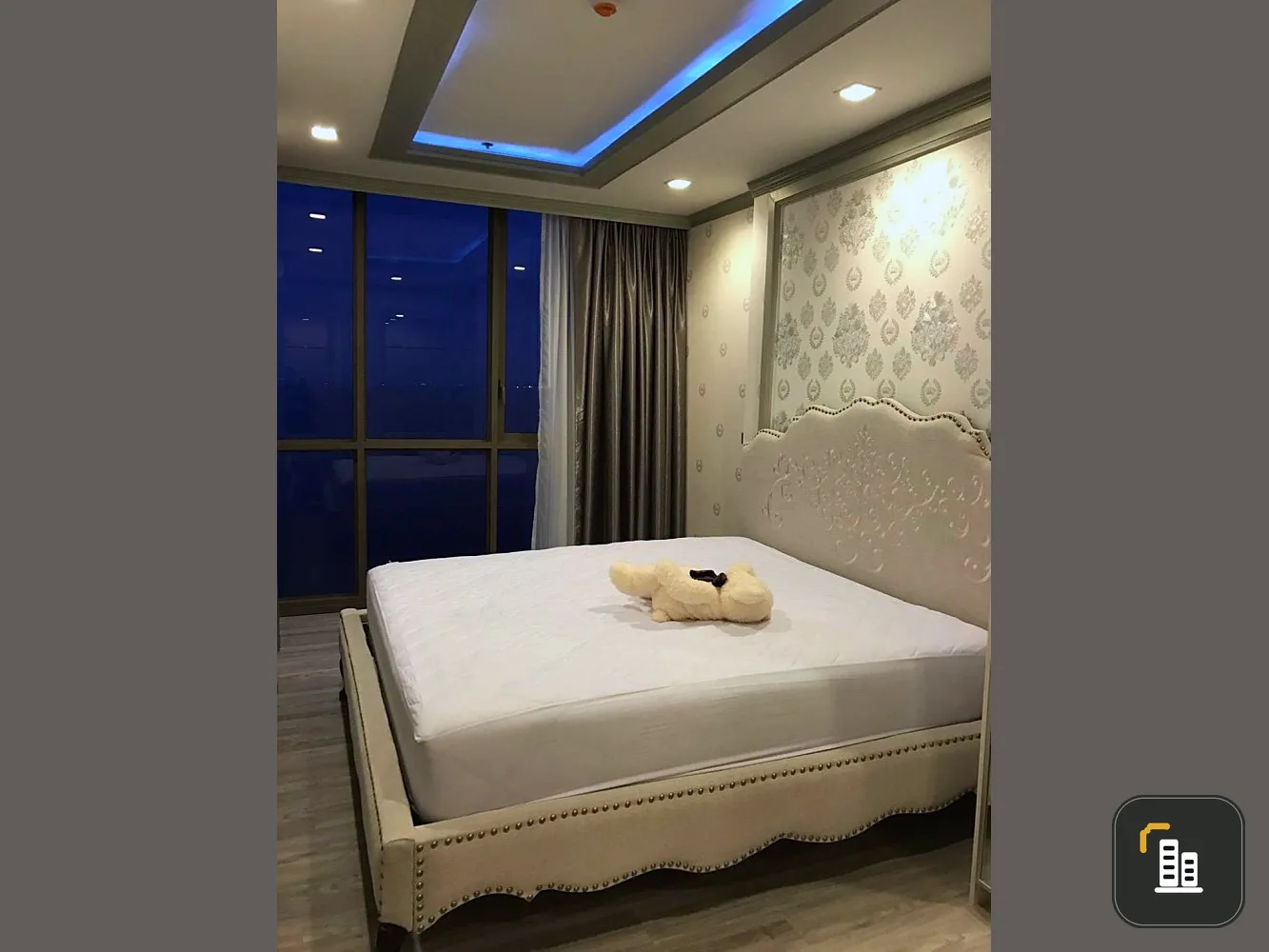 Condo for sale, Baan Plai Haad, Pattaya, beautiful room, nice room, wide balcony, sea view, don't wait, hurry up.