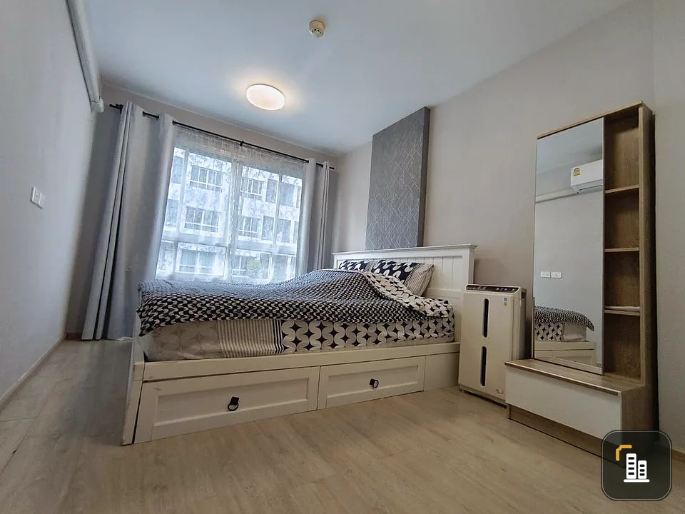 Condo for rent, Elio Sukhumvit 64, near BTS, 4th floor, pool view, fully furnished, book now!!
