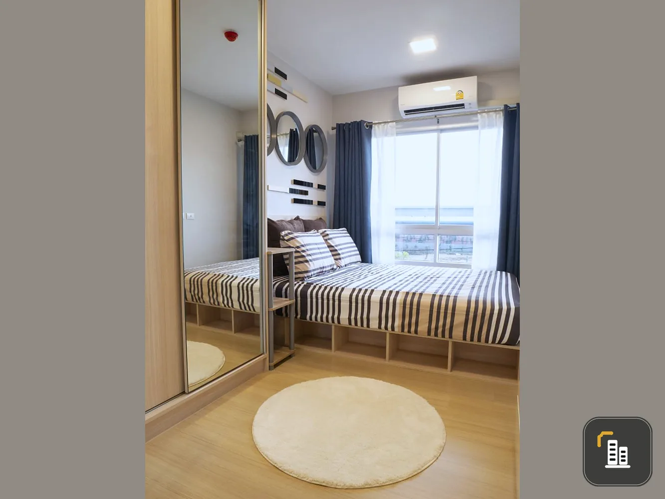 For rent, Plum Condo Rangsit Alive Phase 2, beautiful room, fully furnished first come first