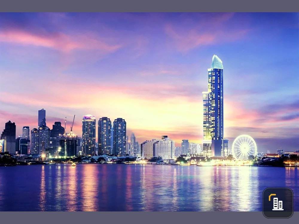 Condo for sale, Maenam Residence, 17th floor, Chao Phraya River view, good atmosphere, convenient transportation, don't wait.