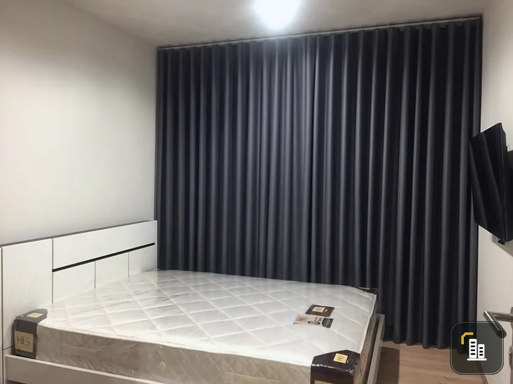 Condo for sale, The Base Garden-Rama 9, high floor, beautiful city view. The wind blows all day. The room is not hot. Don't miss it.