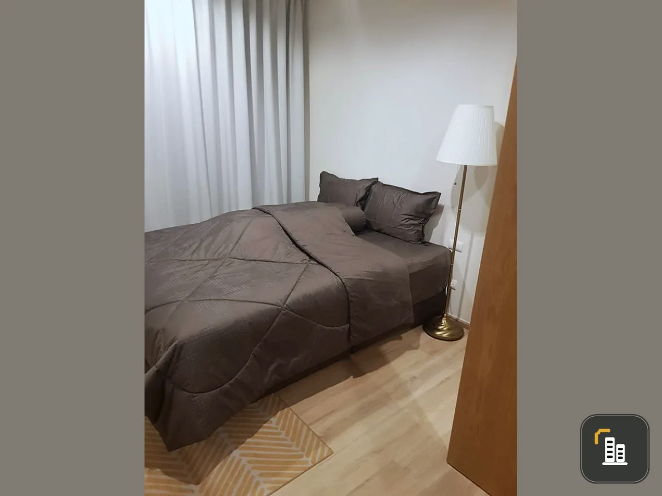 Condo for sale, The Base Rama 9 - Ramkhamhaeng, decorated in Japanese style. Built-in kitchen set. Don't wait. Reserve quickly.
