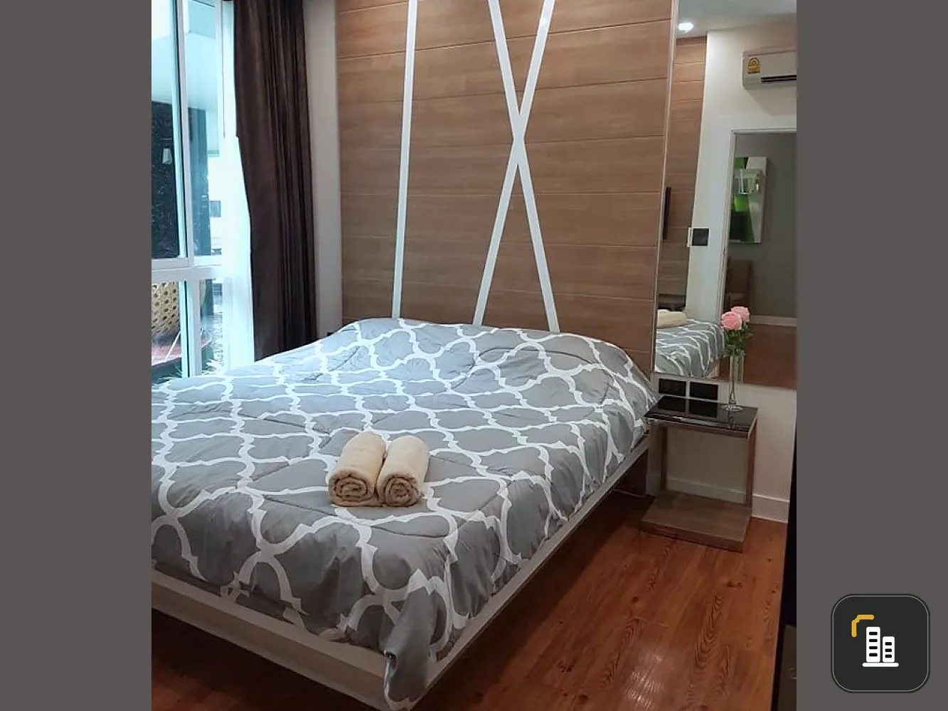 Sale The Filter Pattaya, balcony next to the pool, beautiful room, built-in furniture You can carry your bag in.