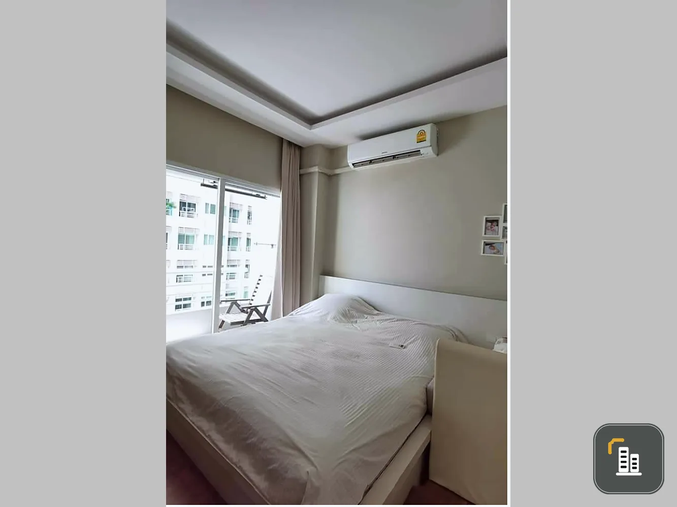 For rent, The Four Wings Residence, Srinakarin, corner room, beautiful view, fully furnished, do not wait