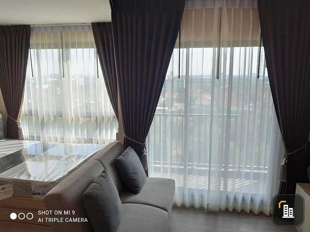 For rent, D condo hideaway Rangsit, Phase 4, Building A, 8th floor, very good view. If interested, hurry to reserve it before it slips away. Urgent.