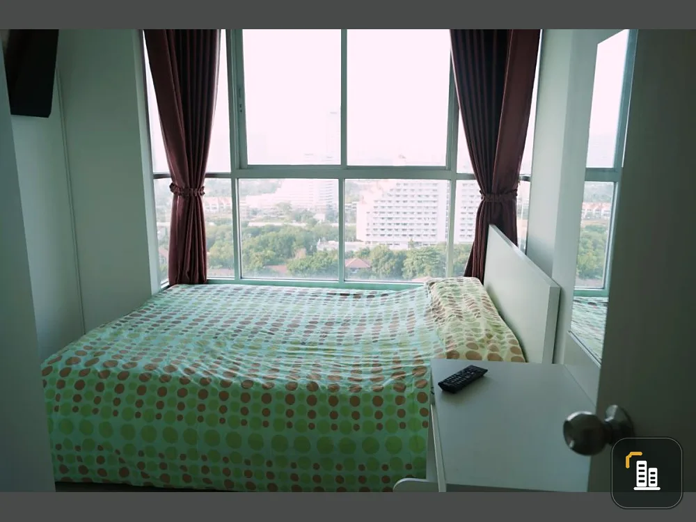 Condo for rent, Lumpini Park Beach, Jomtien, city view, sea view, ready to move in, fully furnished, urgently