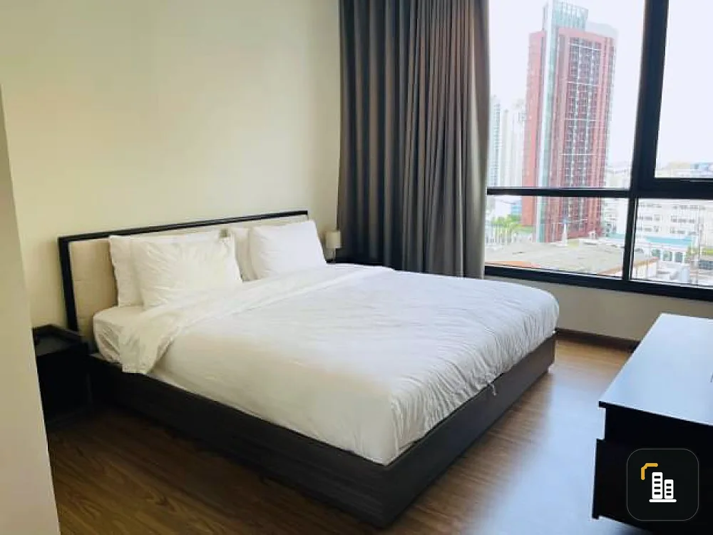 For rent, The Line Sukhumvit 71, beautiful room, ready to move in. Don't miss out, book now.