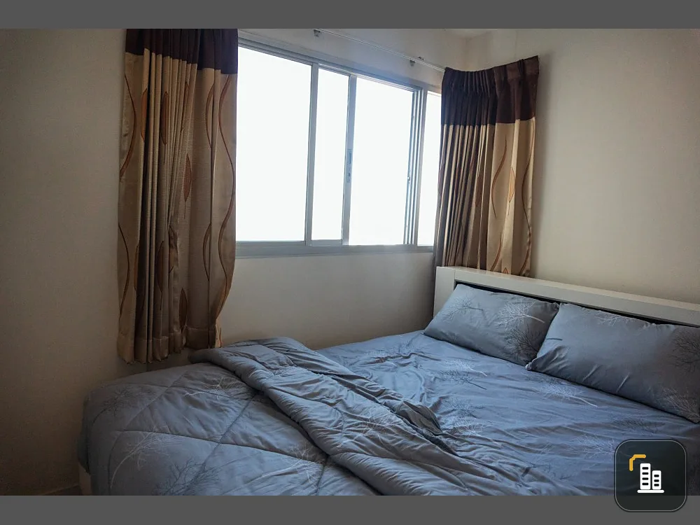 For sale, Lumpini Condo Town, North Pattaya, Sukhumvit, sea view, new room, corner room, fully furnished, ready to move in. Urgent.
