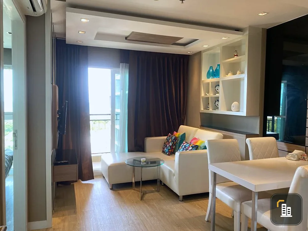 Condo for sale, Lasantia, Pattaya, sea view, pool view, fully furnished, electrical appliances ready, hurry up.