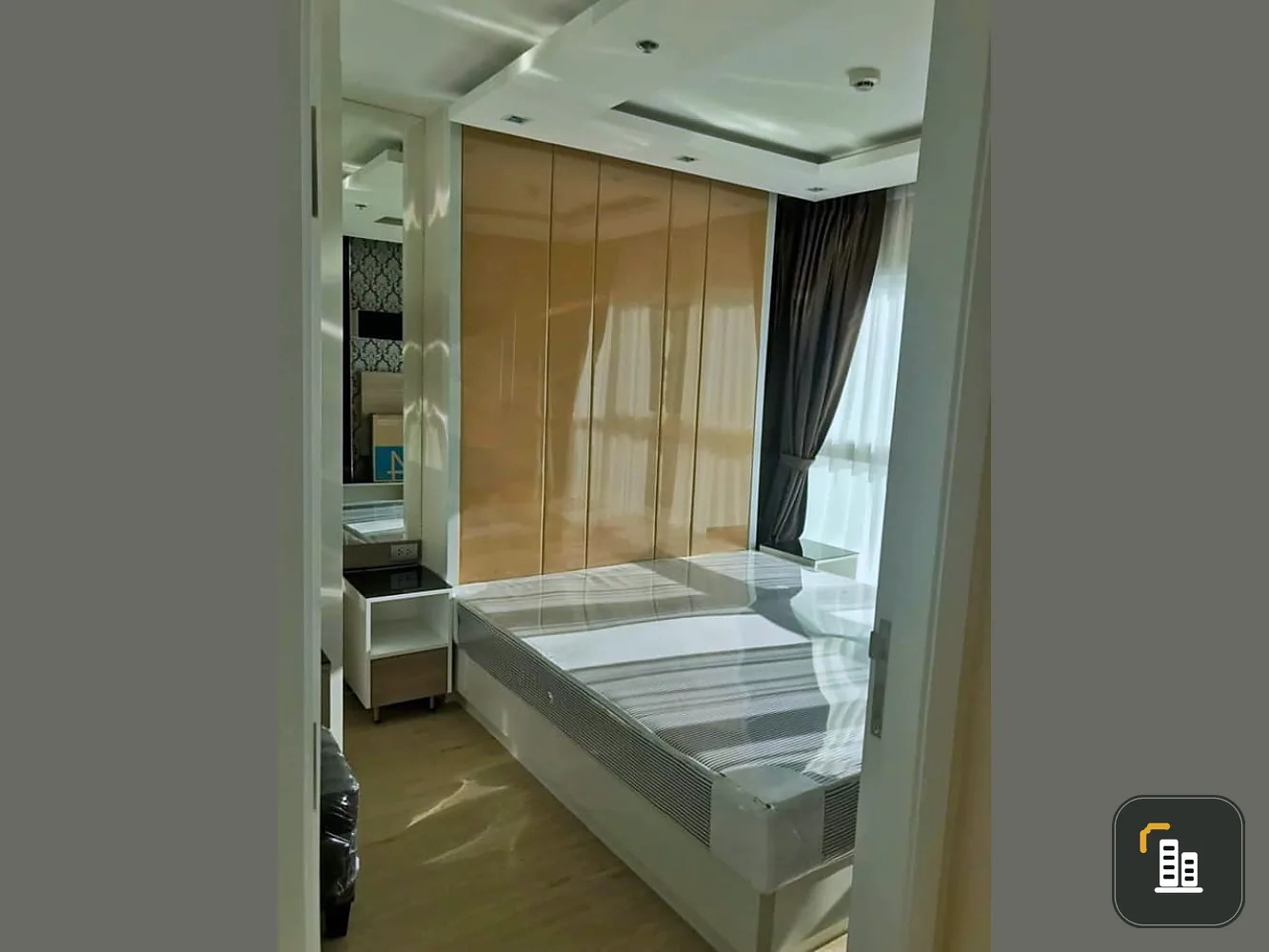 Sale / rent, Lasantia Condo, Pattaya, high floor, sea view, beautiful room, very nice, fully furnished, can't wait to be slow