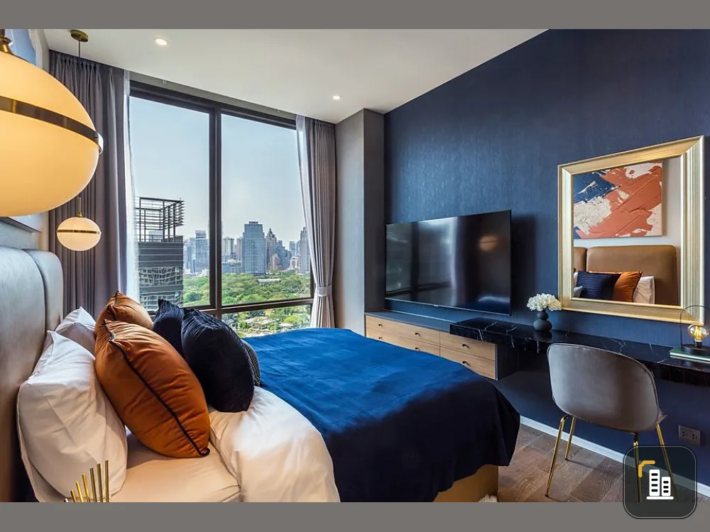 The definition of beauty must be this. Condo MUNIQ Langsuan for rent or sale, high floor, elegant room decoration. come first come first