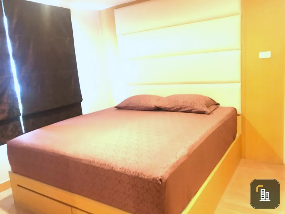 Condo for rent, Lumpini Ville Ramkhamhaeng 26, 7th floor, Building E, ready to move in, 2 bedrooms, 2 bathrooms, fully furnished, don't miss it!!